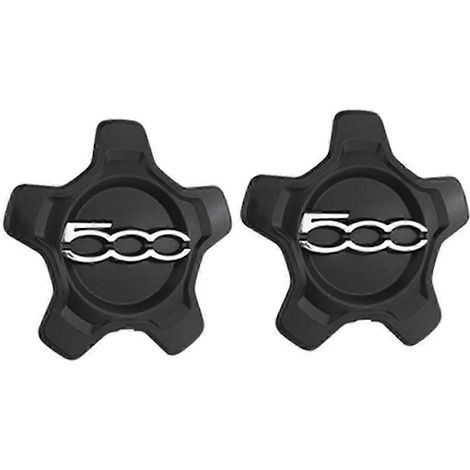Lot de 2 cache-moyeux de roue pour Fiat 500X 2016-2022 (1/4)