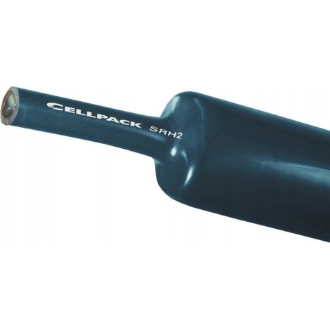 Tubo termorretráctil reforzado con adhesivo, negro, SRH2 140-42 1000 mm, 144013