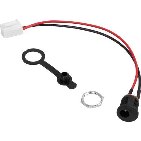 Connecteur de charge CC tout cuivre pour scooter/vélo électrique, base de charge avec couvercle et tête ronde étanche, accessoires (1/5)