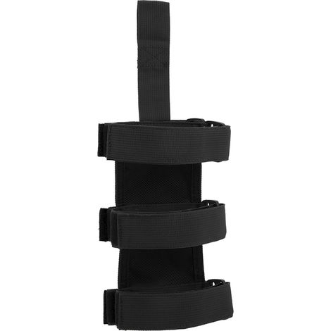 Support de fixation pour extincteur auto, sangle réglable, compatible Jeep Wrangler TJ YJ JK CJ, noir (1/5)