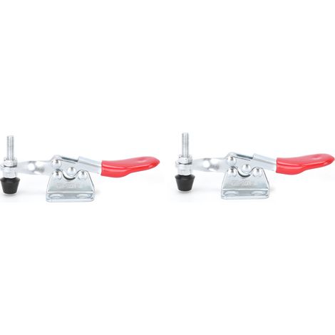Set mit 2 Hebelklemmen GH-201-A, 30 kg Tragkraft, manueller Halteflansch für schnelles Spannen (1/5)