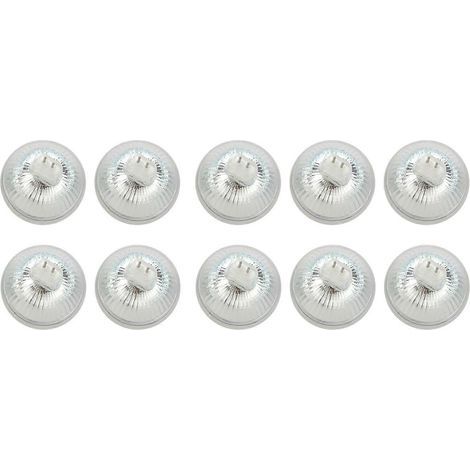 Lot de 10 ampoules LED MR16 GU5.3 220V blanc jour 60 SMD 4W à économie d'énergie (1/5)