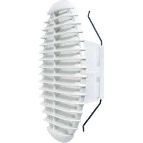 4 x GRIGLIA AERAZIONE PLAST C/MOLLE+ZANZ D 80/125