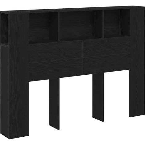 Maison Exclusive - Testata del letto Rovere Nero Legno multistrato