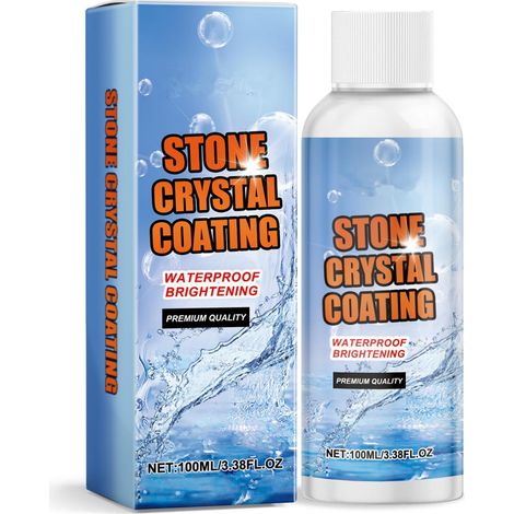 Nettoyant pour Détachant pour Pierre, Nettoyant Détachant pour Pierre, Cleaner Stain Remover, Nettoyante et Polissage pour Marbre, pour Granit, Carrelage, Plaques de Cuisson de Cuisine (1/5)