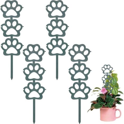 4-Piece Cat Paw Shape Plant Supports, Plant Clips, Cat Paw Shape Plant Support, Plant Ties, Climbing Plant Support Clips (1/5)