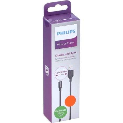 Câble Philips USB - microUSB type A 1,2 m (1/5)