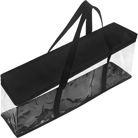 Paquet de Rangement Portable pour CD et Chapeaux Baseball Fenêtre Transparente, Grosse Capacité en Pvc et Tissu Oxford, pour Organiser Bagages et Pique-niques (1/5)
