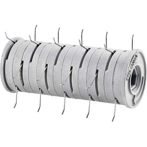 Stainless Steel 28-Tooth Aerator Roller for MultiBrush PowerBrush Garden 100m² (1/4)
