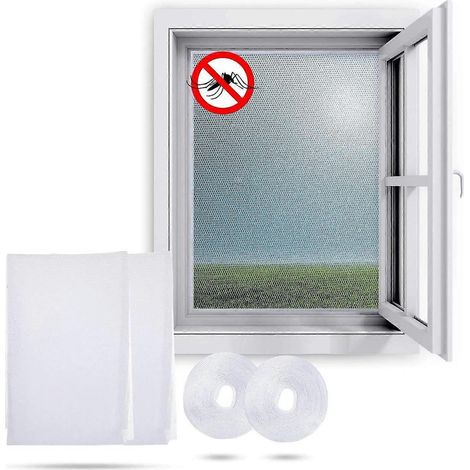 Stück selbstklebende Fliegengitter-Fenstergitter gegen Mücken-4pcs-black (1/5)