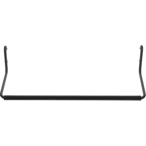 Lochwand-Handtuchhaken, Metall-Papierhandtuchhalter, Lochwand-Organisationshaken für Waschküche-25.50X11.00X5.00CM-Black (1/4)