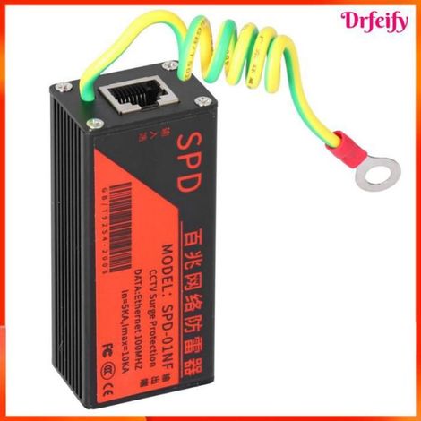 Parasurtenseur CCTV - - Parafoudre réseau - Un 5 V / Uc 6,8 V - 5kA/10kA - Faible perte, réponse rapide (1/5)