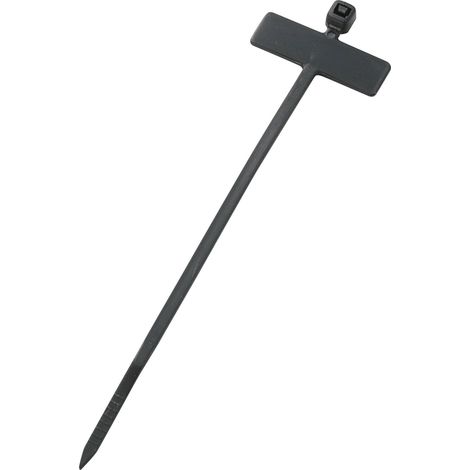 TRU COMPONENTS TE-6259740 Marqueur de câble Surface d'étiquetage: 24 x 10 mm noir 1 pc(s)
