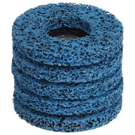 115mm -5 pièces Poly bande disque abrasif roue peinture antirouille propre meules pour meuleuse d'angle Durable voiture camion