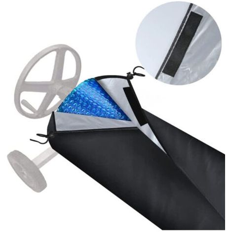 490x96cm Couverture Enrouleur Bâche Piscine En Tissu Imperméable Housse De Protection Pour Couverture Solaire Couverture Pour Bâche Solaire Pour Piscine Couverture De Protection Piscine (1/3)