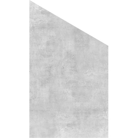 VETRO Glasscheibe BETON B 1030 xH 1800/1200 mm Ecke RE