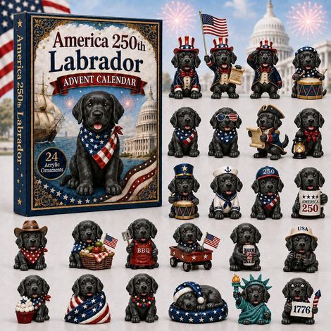 Labrador-Adventskalender, 250-Wochen-Edition, 2D-Überraschungsbox