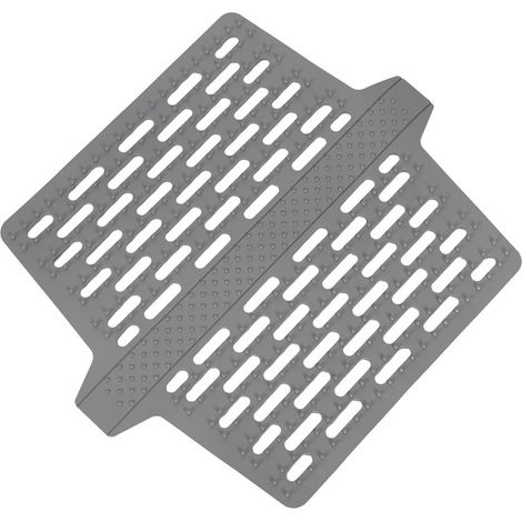 Tapis de séchage multifonctionnel en silicone pour comptoir de cuisine (1/4)