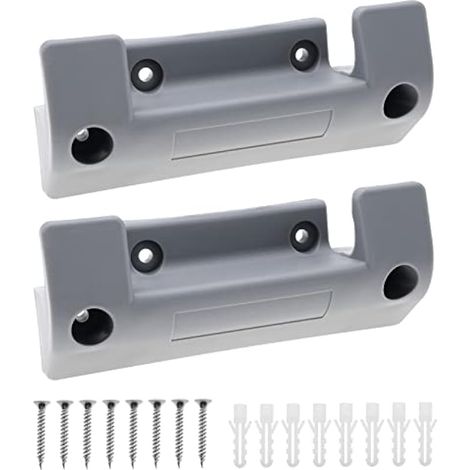 2 pièces Support mural pour enrouleur de tuyau d'arrosage, fixation de tuyau de jardin en plastique