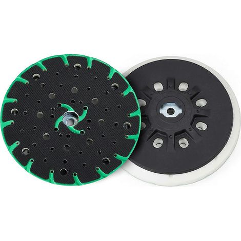 Plateau de ponçage 150 mm avec aspiration des poussières - Filetage de raccordement M8 - Disque dur de remplacement (1/5)
