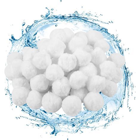 Boules de Filtre 500g Filtre Balls de Piscine Convient à Divers Systèmes de Filtration Boules de Filtre de Piscine (1/5)