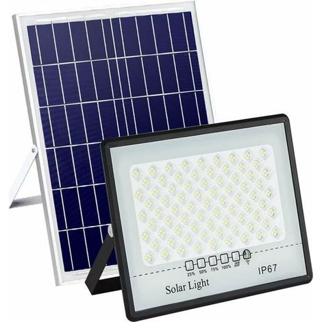 LED Projecteur Solaire Solaire Jardin Extérieur Projecteur Plastique Modèle Ménage Nouvelle Campagne Super Lumineux Induction Étanche Lumière 1 Paquet (1/4)