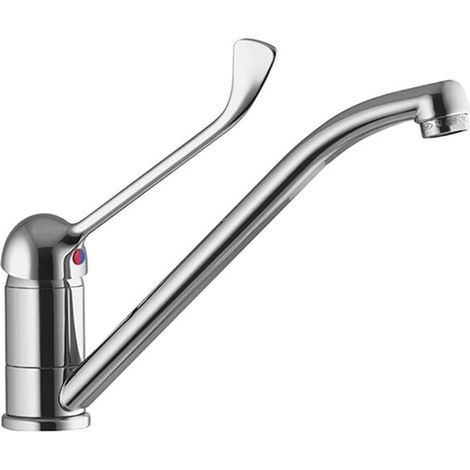 Rubinetto Cucina Miscelatore Monocomando con Leva Clinica Apell APF3287CR Cromato