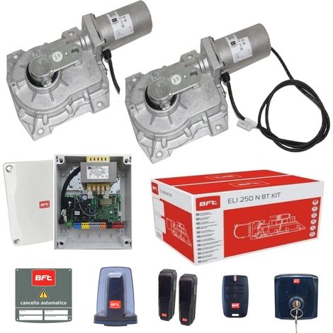 Système d'automatisation souterrain pour portail battant BFT ELI BT A40 KIT BT A8 2618143 R930159
