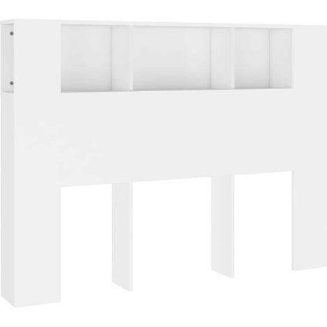 Maison Exclusive - Mueble cabecero blanco 140x18,5x104,5 cm (1/5)