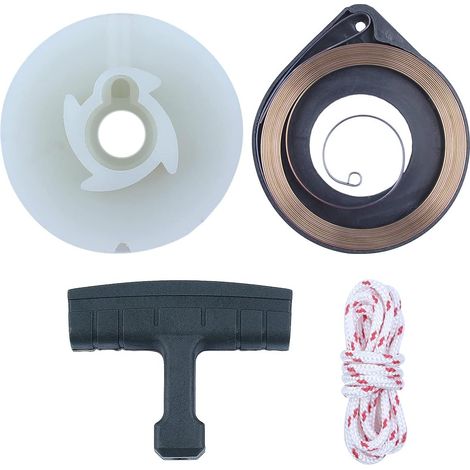 Kit de poignée de corde de lanceur à rappel avec ressort et poulie pour Husqvarna 50 Special Rancher 51 EPA 55 Rancher EPA EU1 Tronçonneuse de remplacement 505303735 501763101 Pièce (1/5)
