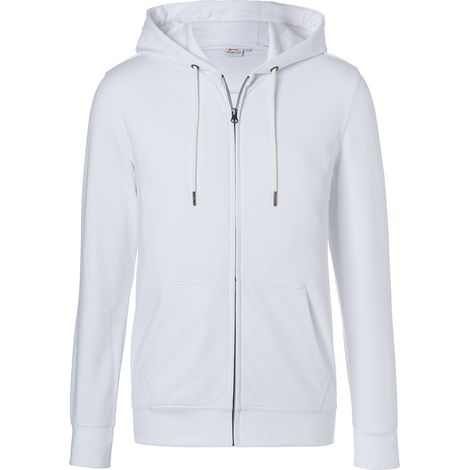Kübler Kapuzen-Sweatjacke 5022 weiß Gr. 3XL (1/2)