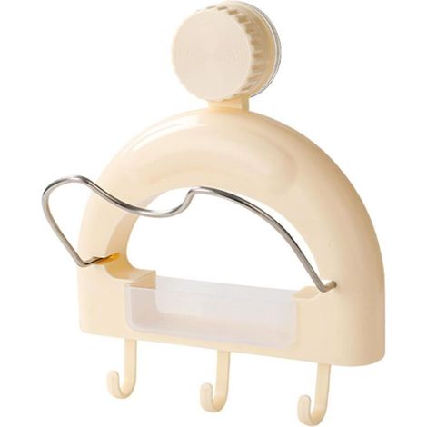 Organisateur de couvercles de casseroles Générique, support à ventouse, rangement pour casseroles et poêles (20 cm), installation (1/5)