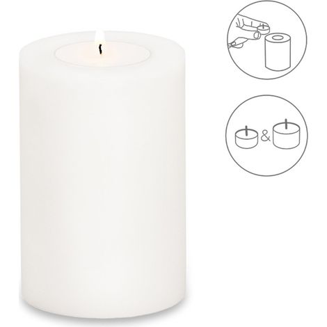 Bougie Permanente Photophore pour Maxi Chauffe-Plat en Plastique H15 cm Ø10 cm - PANGIVO (1/5)