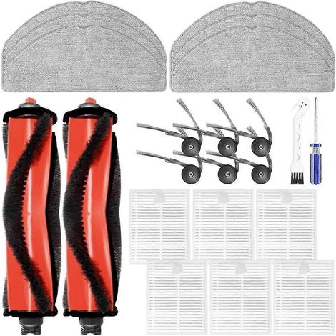 Filtre pour aspirateur brosse pour aspirateur Filtre de brosse pour aspirateur filtre de remplacement Accessoires Kit pour Roborock Q7 M5 Robot Aspirateur Main Side Brosse HEPA Filtres Serpillière Pad (1/5)