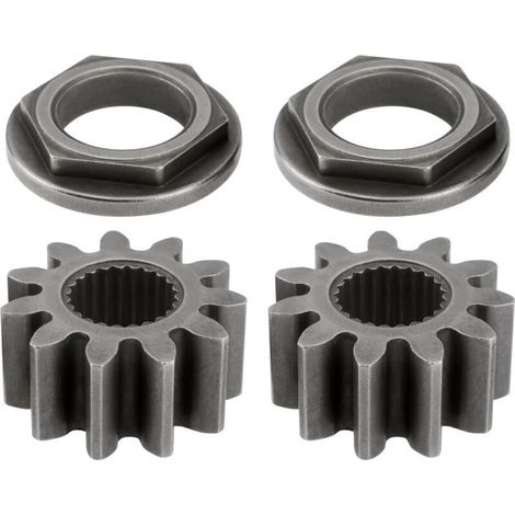 2 Kit Pignons D'arbre de Direction Et de Bagues Compatible avec MTD Compatible avec Cub Cadet 717-1554 917-1554 941-0656A 741-0656A Précision de Direction de Tondeuse à Gazon (1/5)