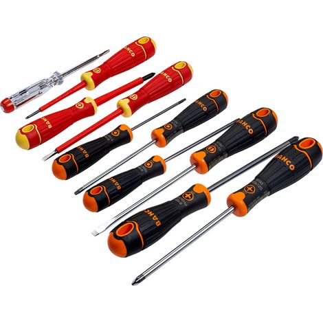 Set de 10 destornilladores BahcoFit BAHCO B219.110 (1/4)