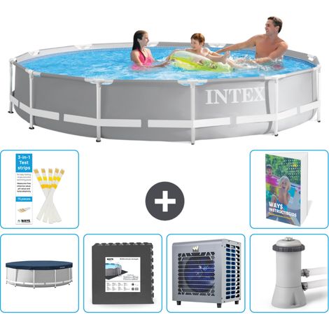 Prism Frame Pool Rund - 366x76 cm - 7-teilig S156 (1/5)
