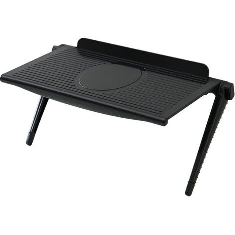 Oberes Staufach mit verstellbarem Einlegeboden für Fernseher, Monitor, Mobiltelefon, Multimediageräte, Router und Spielkonsole. – AquaForge
