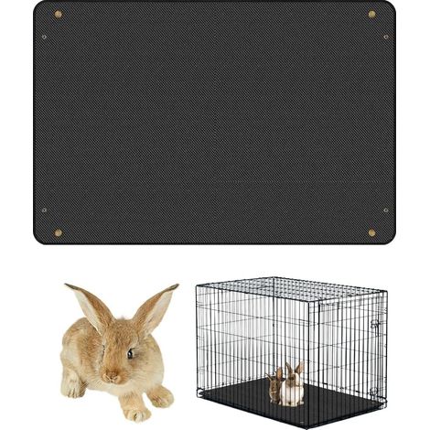 Waterproof Pet Mat, 150 x 100 cm, Reusable Tarpaulin for Guinea Pigs, Rabbits, Chinchillas, Ferrets and Other Small Animals (1/5)