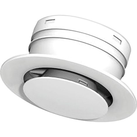 Vaillant Tapa de cubierta estándar redonda D 125 m para montaje en pared, blanco, 0020231949