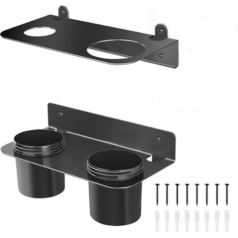 Porte-entonnoir mural avec gobelets d'égouttement pour l'organisation du garage – Support en acier robuste pour entonnoirs de liquide de refroidissement d'huile de 12,7 à 40,6 cm – Solution de (1/5)