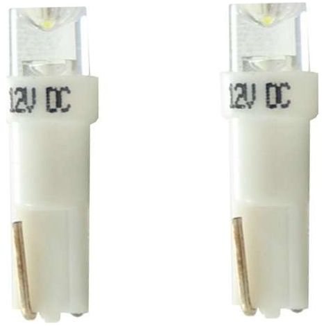 2x ampoule LED 12V T5 W2x4,6d blanc voiture moto camion tracteur remorque éclairage universel lumière
