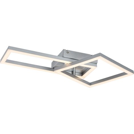 Plafoniera LED Rabalux Ellinor cromo 24W 3000K geometrica (1/5)