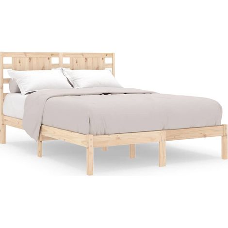 Maison Exclusive - Estructura de cama de matrimonio madera maciza (1/5)
