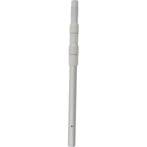 Rod telescopic for cleaner of pool, handle aluminum alloy reinforced, net of fishing, post of sauvetage 120CM without hole of suspension 62cm/2,4 inches (1/5)