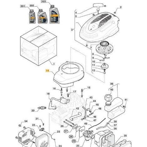 KIT TAPA VENTILADOR ORIGINAL STIGA - 118550908/0