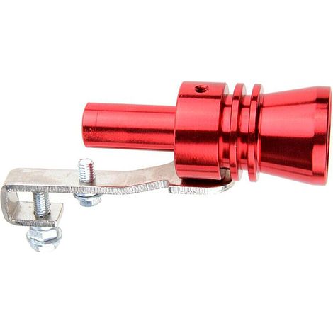 Sifflet Simulateur Turbo Externe Silencieux Échappement Modifié Valve de Décharge Tuyau Sonore Simulateur de Bruit pour Auto Pièce (1/5)