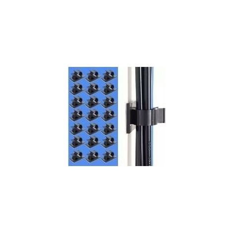 50 Stück verstellbare, selbstklebende Kabelclips, hochwertige 3M-Kabelbinder aus Nylon, Kabelbefestigungen für Büroorganisation, Computer-Netzkabel, Auto und Haushalt (Schwarz) (1/5)