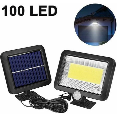 Split Solaire Induction Applique Murale Étanche IP65 Lumière Réglable Sécurité Projecteurs Solaires pour Jardin Garage Allée Cour Patio Patio Pelouse Balcon (1/5)