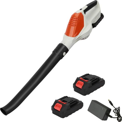 Souffleuse à feuilles électrique 21v, souffleuse sans fil, réglable en 5 vitesses - 650W puissance - 2 batteries - convient pour souffler des feuilles, souffler de la neige (1/5)